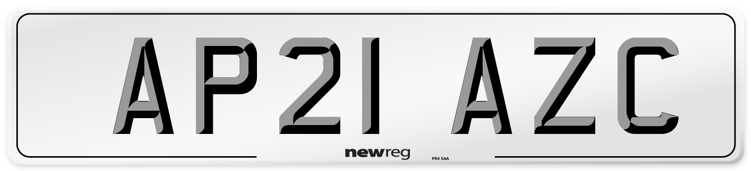 AP21 AZC Number Plate from New Reg